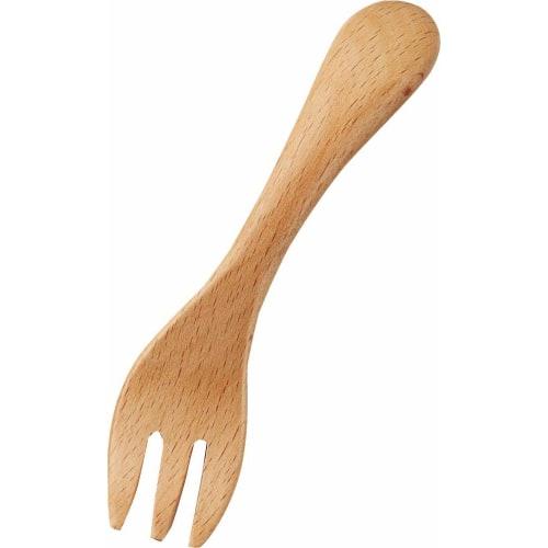 Alphax Children's Cutlery, Wood Grain, 12 X 2.5cm, Beech, Kids' Fork, 905011
