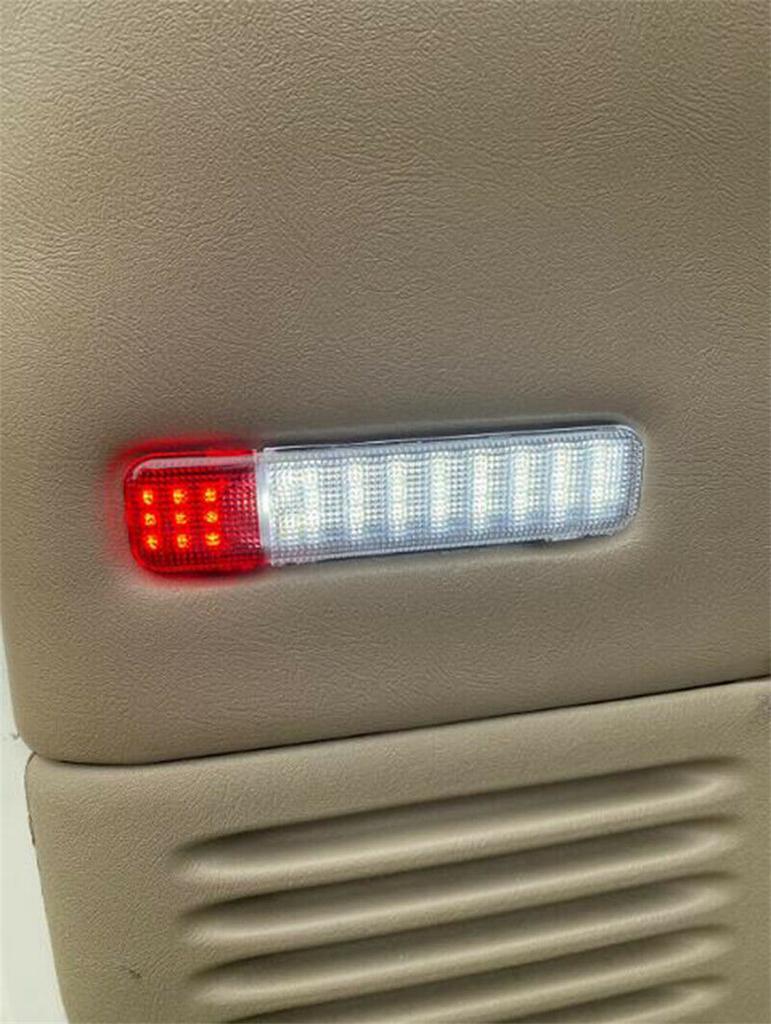 2x LED Inside Door Panel Lamp Light Reflector For Silverado Sierra C/K 1999-2007