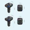 Bluetooth 5.3 Car FM Transmitter PD 30W Dual USB 4.2A Fast Charger Ambient Light Handsfree Radio Modulator MP3 Player Support TF U Disk