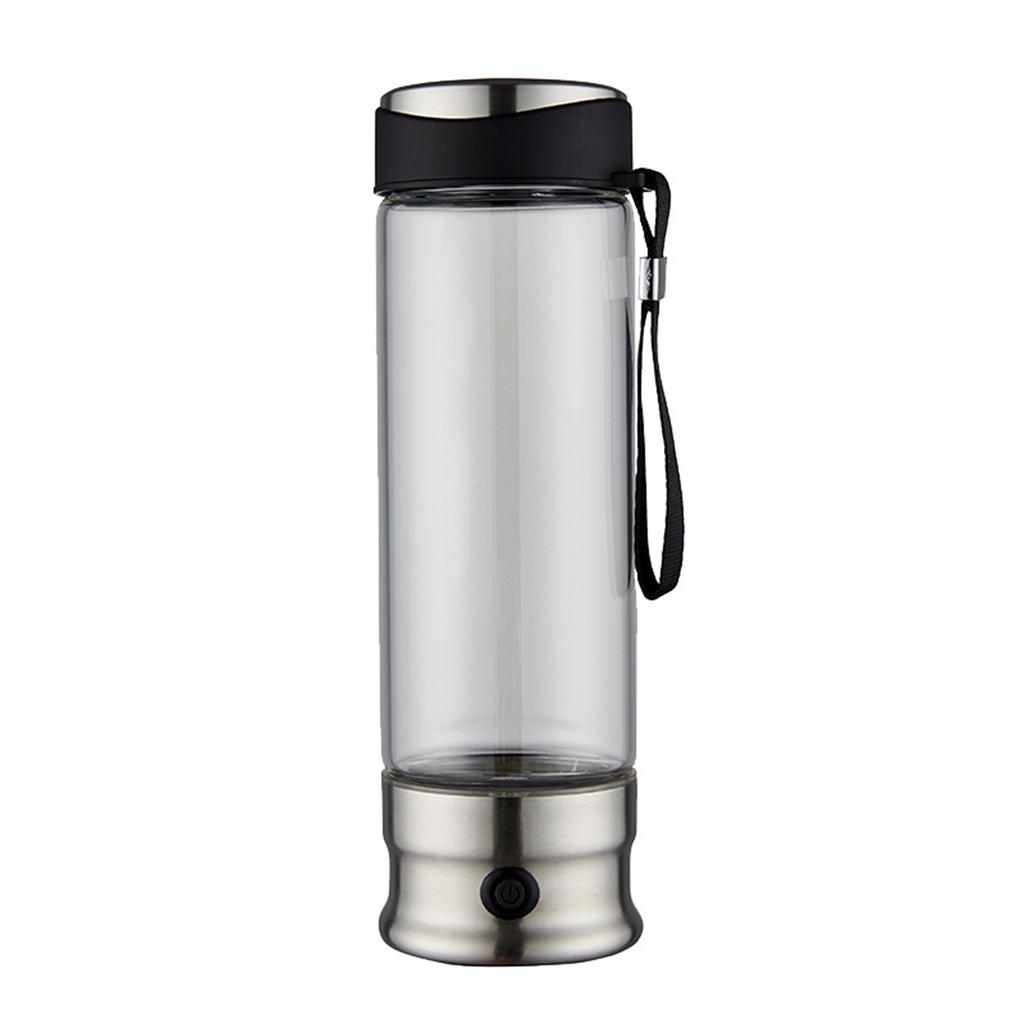 Bottiglia d'Acqua a Idrogeno Portatile da 410 ml, Tazza d'Acqua Sportiva ad Alta Capacità per Sport all'Aperto, Tazza da Bere Idrogenata Ricaricabile