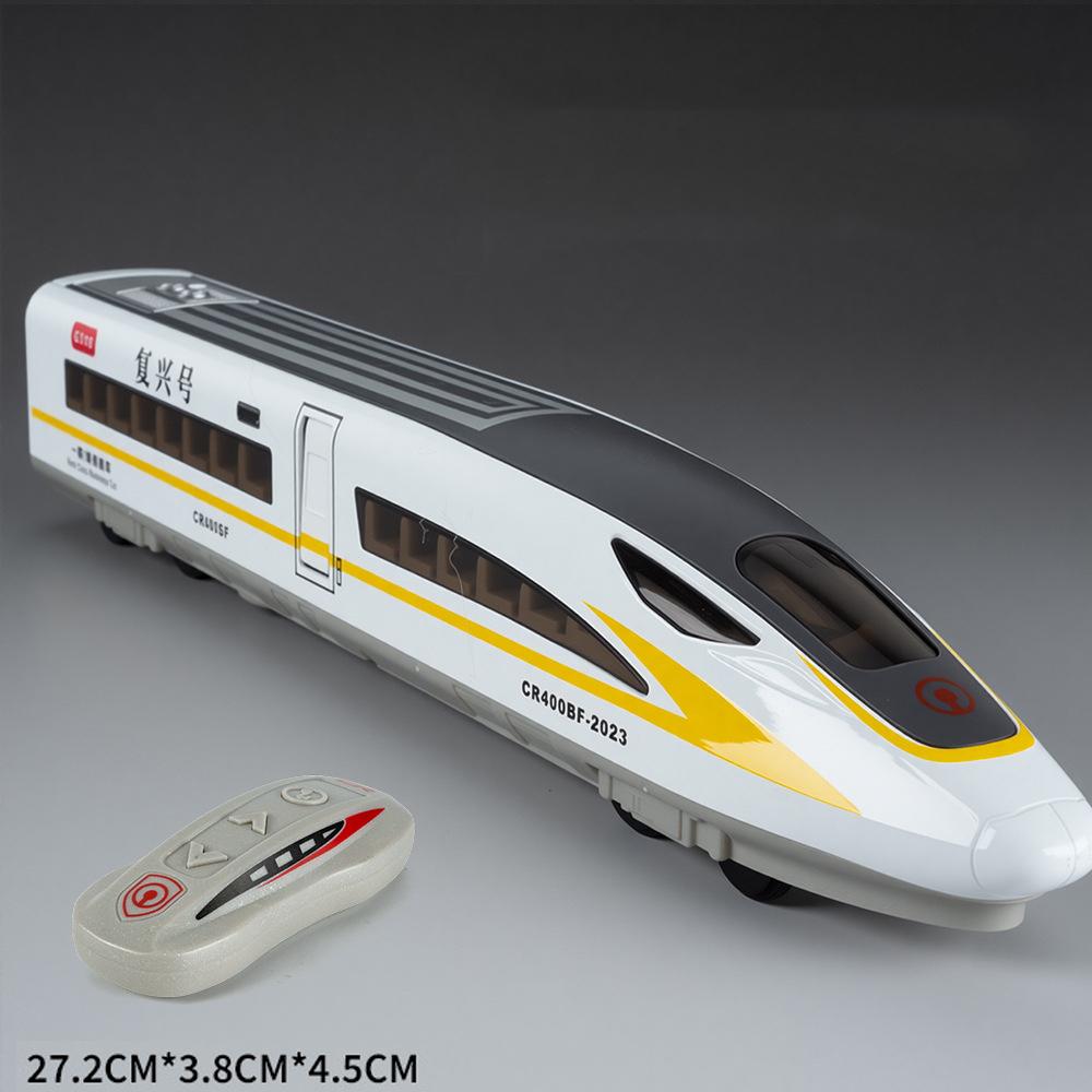 1:60 Scale High-speed Rail Model Miniature Toys Alloy Diecast Rail Cars Sound Light Doors Opened Toy Train Models for Kids Gifts