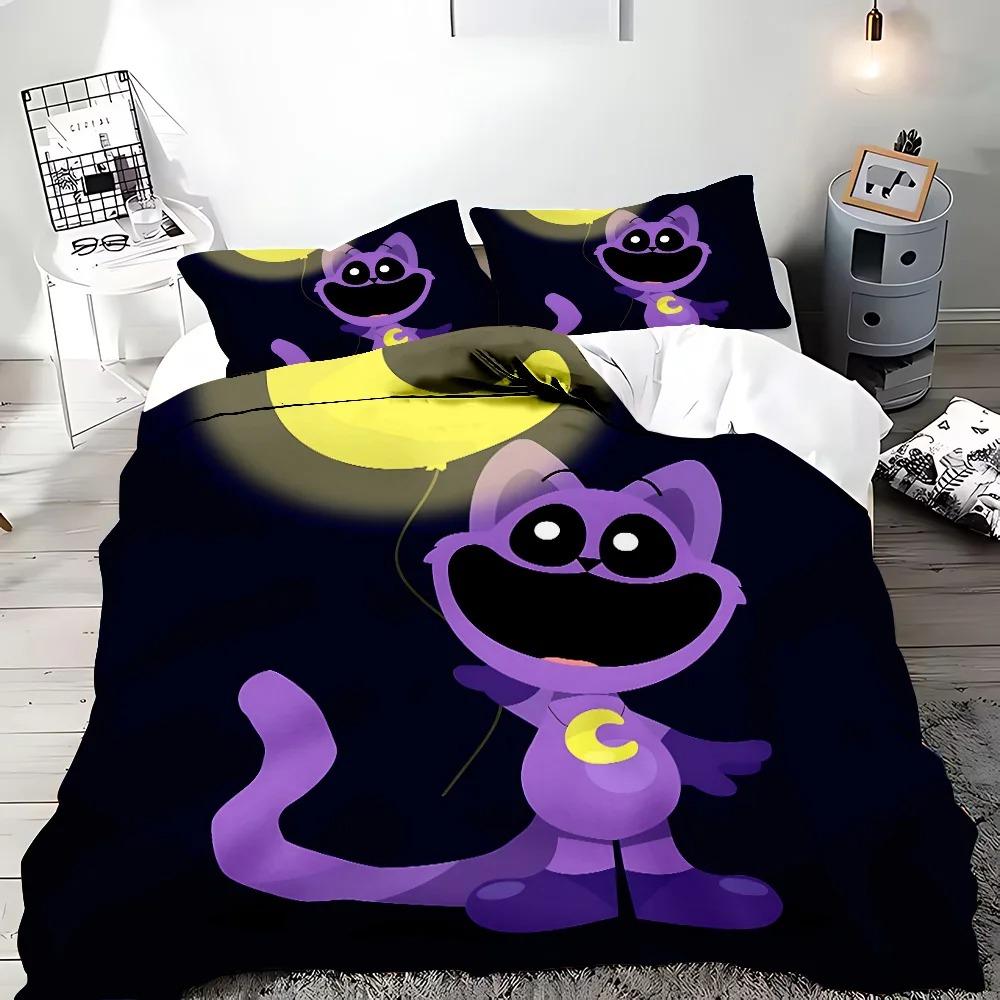 Art Cartoon 3D Printed Smilings Critters Duvet Cover Pillowcase Bedding Set Children Twin Full Single/Double/Large Size Gift