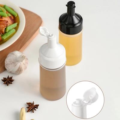 2pcs 250ml Squeeze Oil Bottle Dispenser Oil Spray Bottle Condiment Cooking Ketchup Mustard Vinegar Olive Oil Kitchen Gadgets