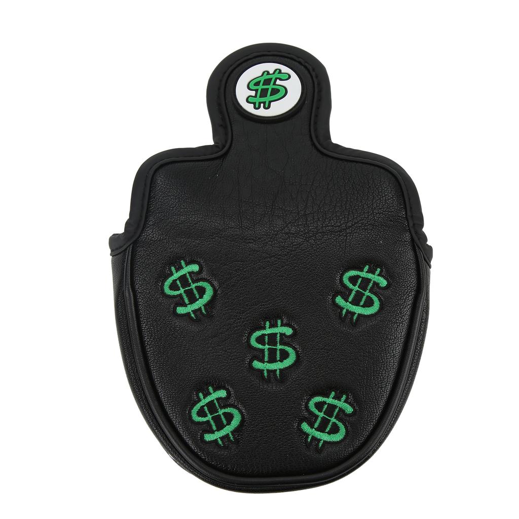 Putter Head Covers PU Leather Waterproof Sunscreen Putter Headcover      or with Magnetic Closure