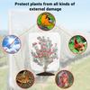 Plant Mesh Cover for Garden Protection Bird Netting Drawstring Insect Barrier Netting with Zipper for Blueberries Tomatoes Lemons Small Fruit Trees