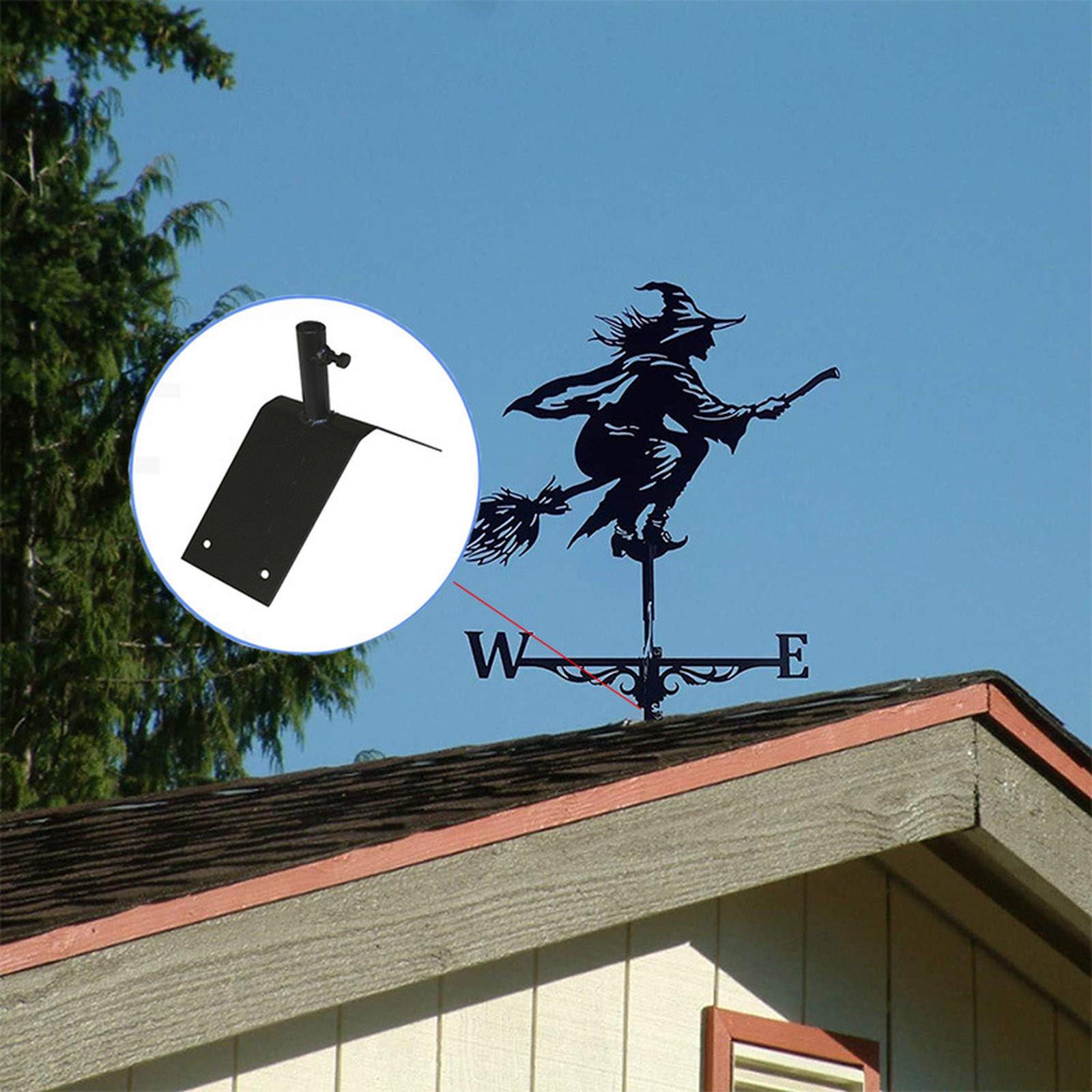 

Heavy , Duty Weathervane Bracket , Roof Mounting Plate for Meteorological Station Weathervanes one size чорний