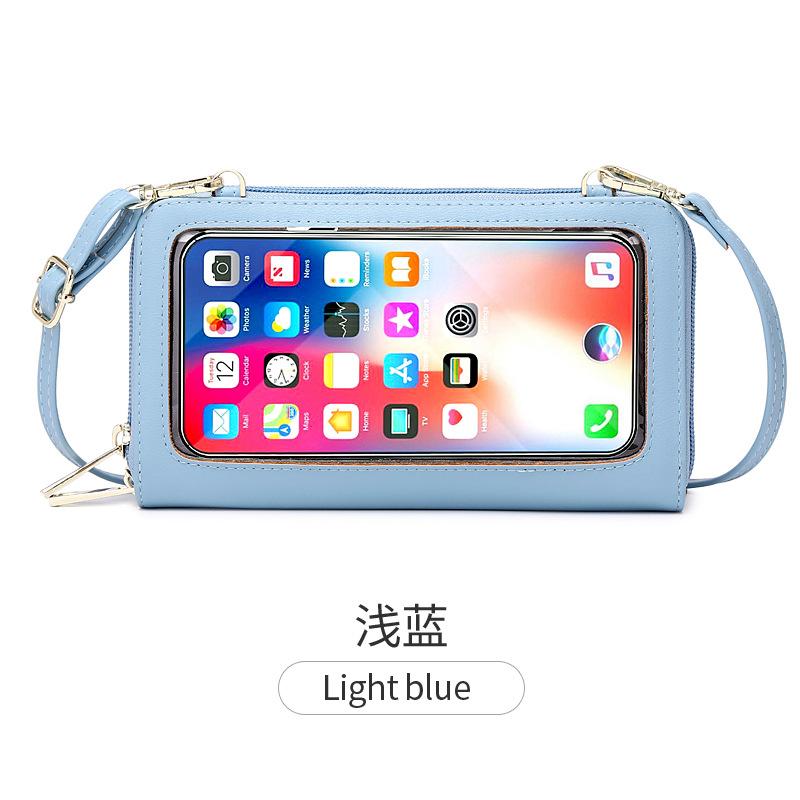 Touch screen mobile phone bag crossbody small bag 2025 new anti-theft brush wallet women's long versatile women's bag
