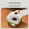 Kamjove Dry-Wet Separation Tea Waste Bin