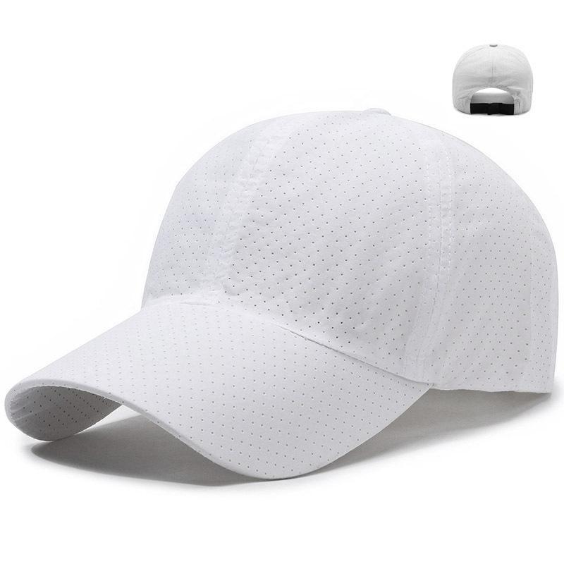Elastic Band Adjustable Quick-drying Hats for Men and Women Thin Breathable Mesh Glossy Baseball Hats