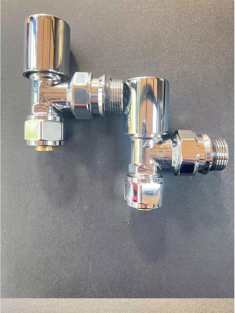 Pinshang Premium 20*6 All-Copper Thermostatic Valve with Polished Chrome-Plated Finish