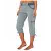 Calças e Capris Casuais Femininos DICFY com Estampa Lisa