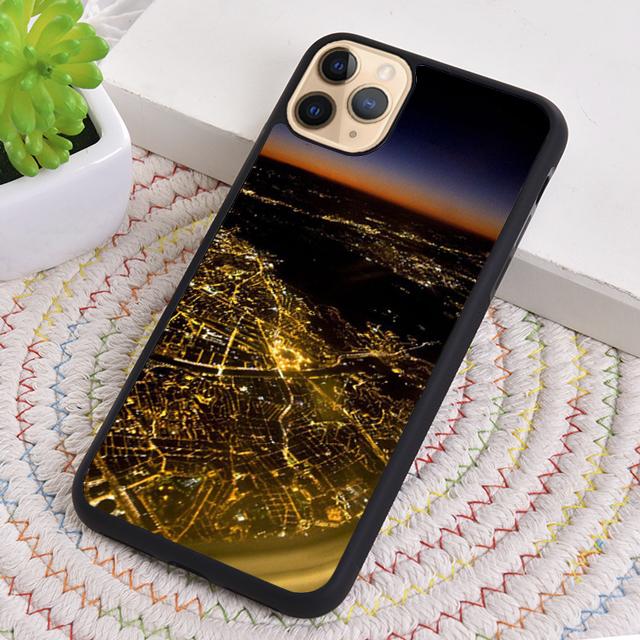 Airplane Night View Plane Phone Case For iPhone 17 Air 16 pro max 15 14 plus 12 13 Shell Cover coque