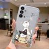Clear Case For Samsung Galaxy A24 4G Shockproof Cover Cartoon Cute Soft Silicone Fundas For Galaxy A14 A54 A34 Transparent Coque