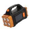 Portable Searchlight Outdoor Handheld Multi Function Solar Charging USB Flashlight for Camping