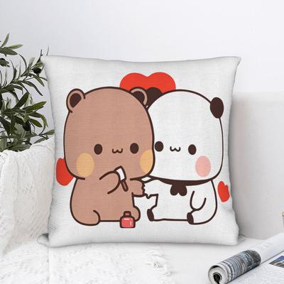 Fundas de almohada Bubu y Dudu, fundas de almohada de moda para sofá, dormitorio, decoración del hogar, funda de almohada personalizada