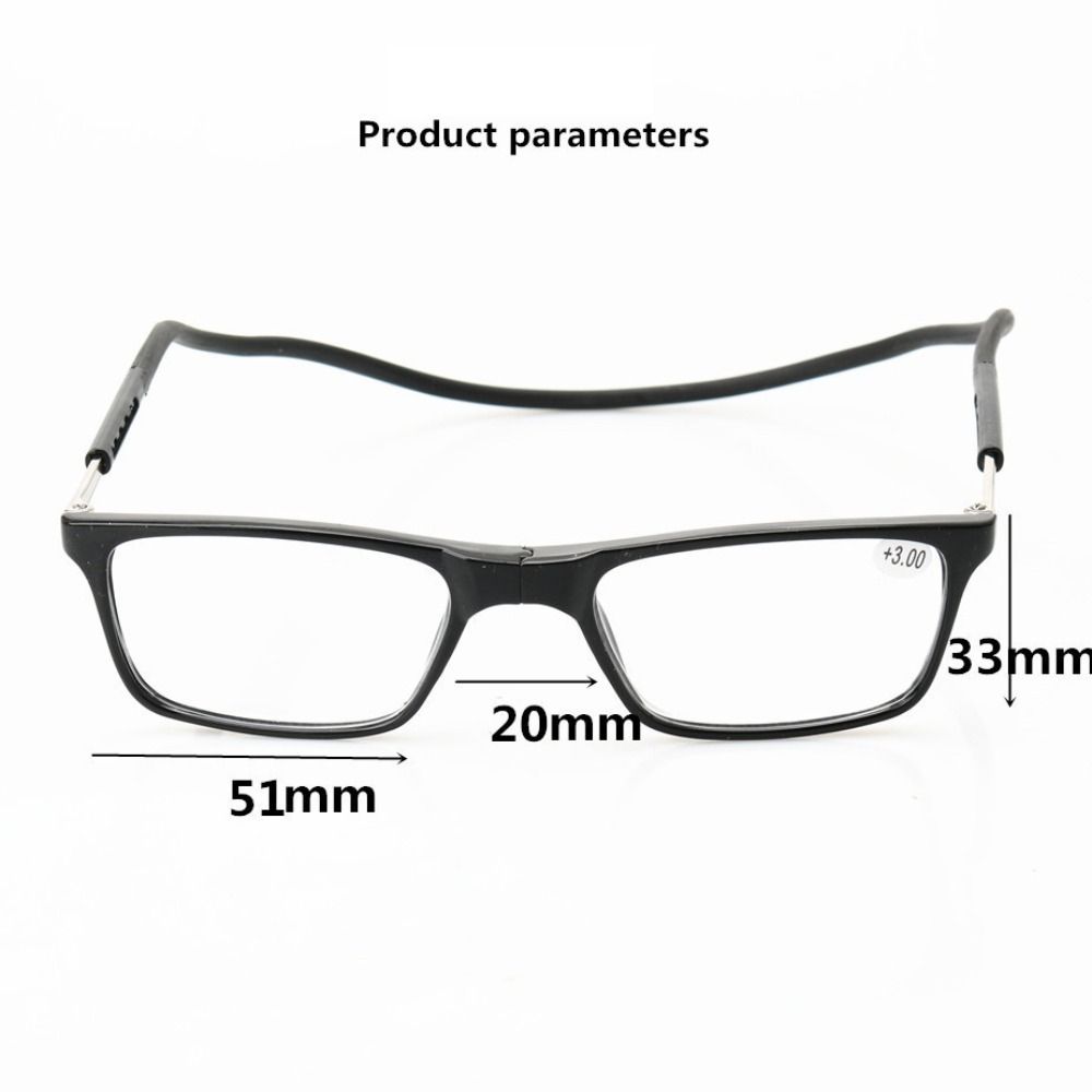 Magnetic Anti-Blue Light Reading Glasses Alloy Optical Spectacle Eyeglass Eye Protection