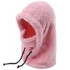 Hot-selling warm one-piece hats men and women autumn and winter plush soft cold-proof scarf integrated cycling pullover hat