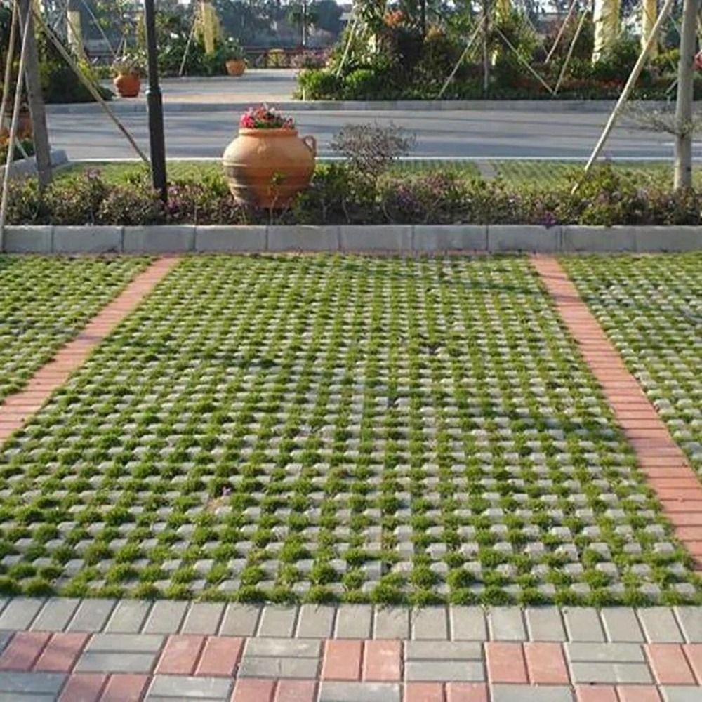1Pcs 9 Holes Hollow Grass Paving Brick Mould Concrete Path Maker Mold For Lawn Patio Yard Garden