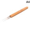 Rofeesional Dreadlock Crochet Bamboo Handle Hook 0.5Mm 0.75Mm 1-Hook 2-Hooks
