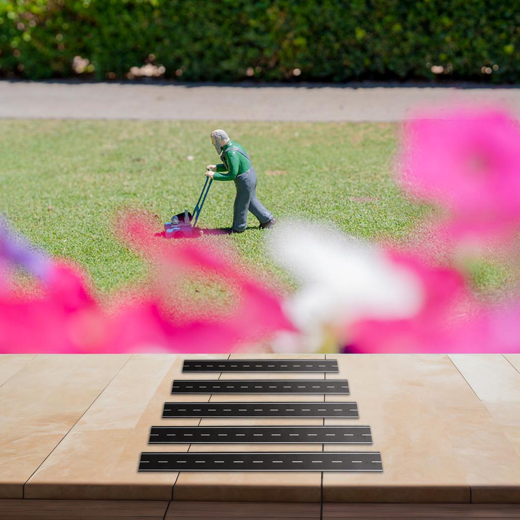 1:160 Road Strips 40mm X 500mm Accessories Black Model