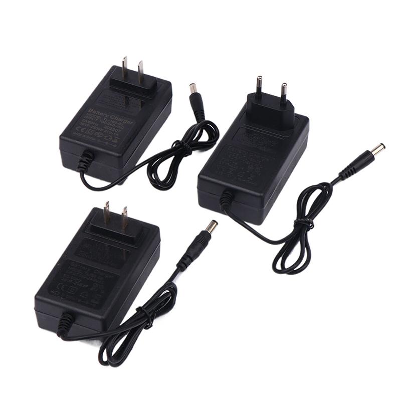 1PCS 21V Lithium Battery Charger 1A Intelligent Power Adapter For 18V Electric Drill EU US Plug Transformer 5-String Charger