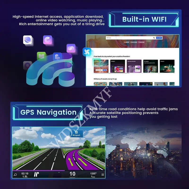 Car Radio Android13 For Toyota Corolla E120 2003-2013 BYD F3 Carplay Multimedia 7'' Player 2Din Autoaudio BT WIFI Navigation GPS