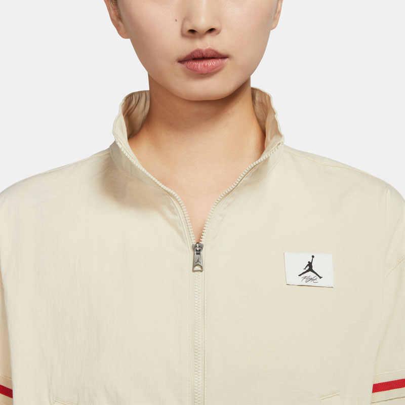 Jordan Flight Solid Woven Jacket Autumn Women jackets Beach-Light-Yellow DQ4626-234