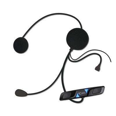 CIEL Solomate Full Face Bluetooth Headset (2025 Summer Model) Hi-Fi Speaker for Motorcycle Helmets - Play Music, Listen To FM Radio, Answer Calls, Dom