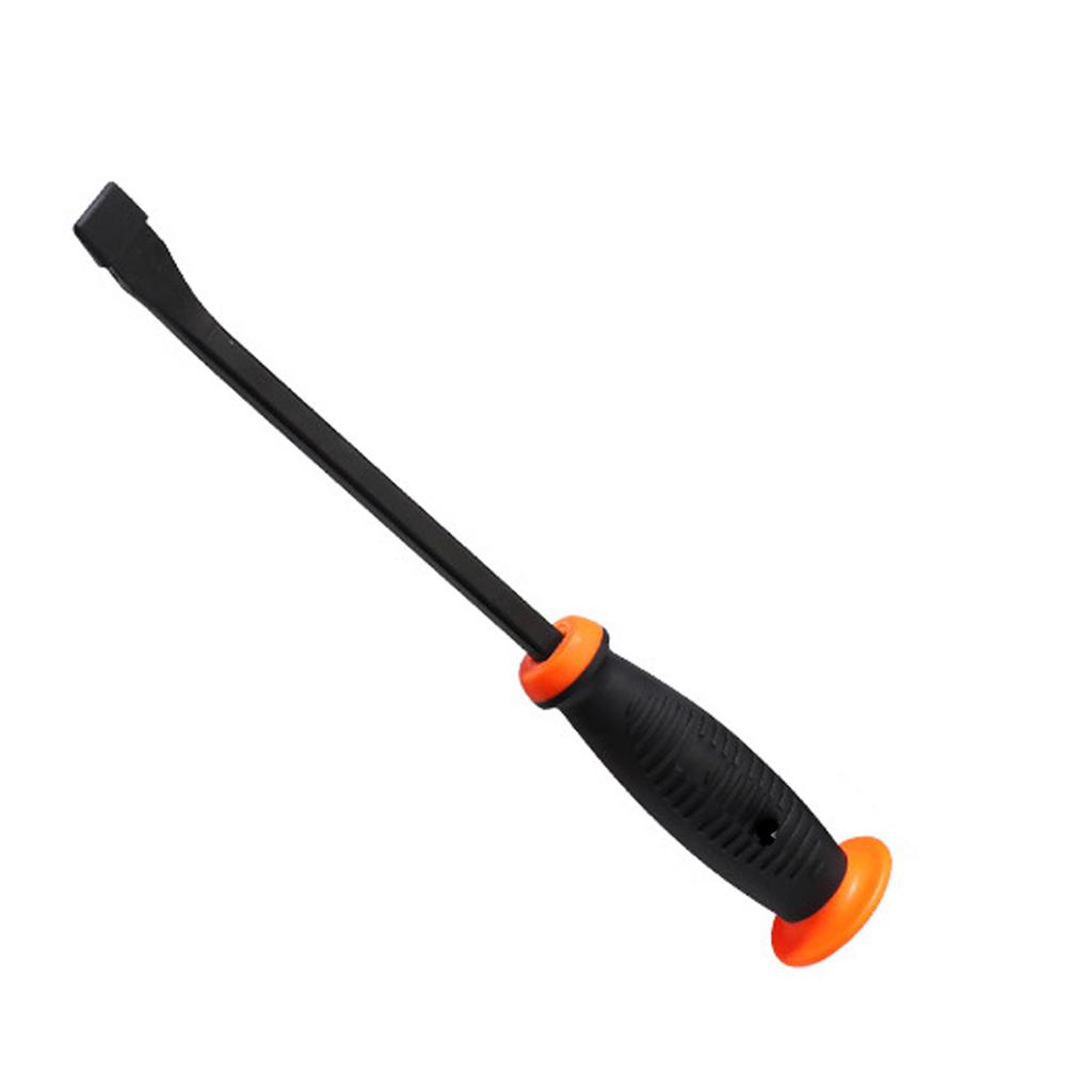 Heavy Duty Utility Pry Bar with Angled Tip and Nonslip Handle Lever Tool for Precisions Prying and Lifting Mechanic Tool