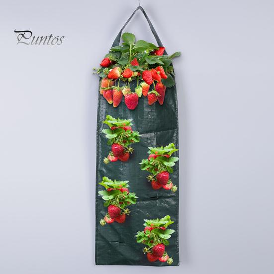 Hanging Grow Bag Upside Down Tomato Planter Strawberry Planting Bag for Home Garden Balcony Easy Vertical Gardening