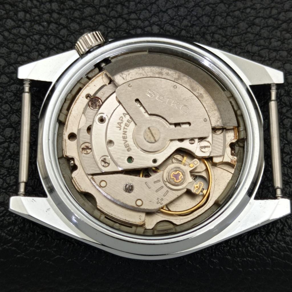 VINTAGE REFURBISHED SEIKO 5 AUTOMATIC JAPAN MENS GREY COLOR DIAL WATCH a440413-4 Sk-a440413