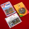 Chinese Ethnic Figures Wooden Magnets - Cultural Souvenir Stickers