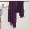 Monochrome Thin Scarf Women'S Sunscreen Shawl Solid Color Simple Imitation Cotton And Linen Silk Scarf High-End Yarn