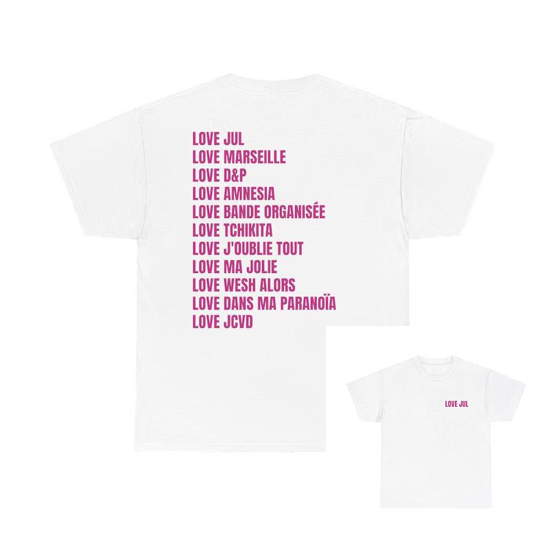 New Summer Maillot Jul T-shirt for Men Women Short-sleeved T-shirt Casual  Fashion Streetwear Oversized Vintage Y2K Clothing