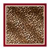 90s Print Leopard Print Elegant Fashion Headscarf Faux Silk Women's Versatile Head Wrap Retro Satin Square Scarf