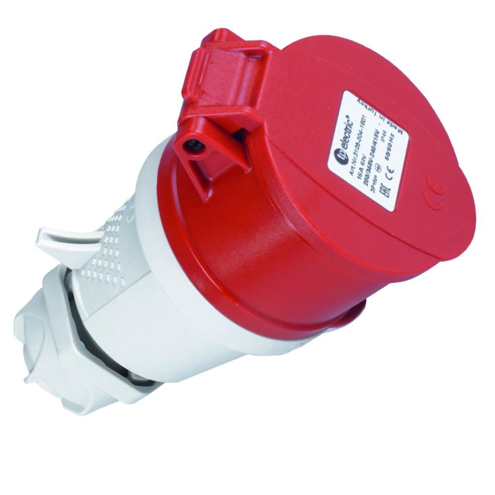 Portable Power Socket Cee 5P 32A 400V Ip44 Industrial