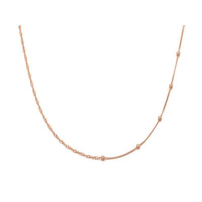 Ball Hedge Silver Pink Necklace Tnssvp11766M