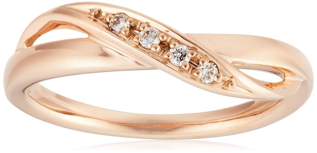 18K Pink Gold Pinky Ring Japanese Size 3 4℃ (4℃) 11124-114-3102-00-03