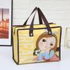 Kleurrijke Cartoon Opvouwbare Non-woven Tote Bag - Modieuze, Draagbare Cadeau/Boodschappentas