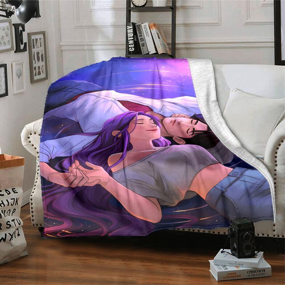 1pc KPop Demon Hunters18 Blanket, Gift, for Men and Women, Soft Blanket, Good for Sofa Bed Couch Travel, Lightweight Flannel Blanket