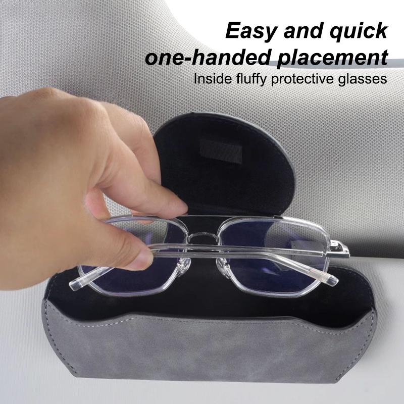 Car Sun Visor Glasses Clip Multifunctional Case Sunglasses Holder For Benz AMG W204 W205 W203 W211 W212 W213 W201 Accessories DO2
