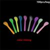 100 Stück Gesichtsmasken-Sticks Kosmetische Spatel Löffel DIY Gesichtsmasken-Löffel Beauty Make-up-Sticks Schlamm-Mischwerkzeuge Hautpflege Beauty-Werkzeug