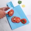 Portable Double-Sided Plastic Cutting Board - Multi-purpose Foldable Chopping and Draining Board for Kitchen or Restaurant.