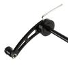 2Pcs Universal Car Window Rocking Handle Riser Winder Aluminum Alloy Winder Handle Crank Riser Kit Silver/Black