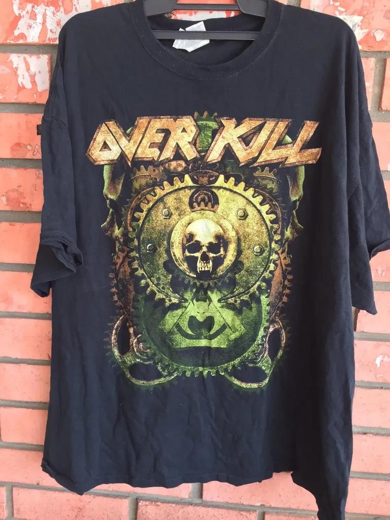 Overkill Band Vintage 1986 Tshirt Black Short Sleeve Tshirt AN47829 Unisex T-Shirt