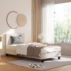 Single Bed Frames Artiss Bed Frame Single Size Boucle Fabric Mattress Base Platform Wooden