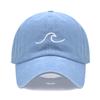Men'S Baseball Cap Women'S Washed Cotton Waves Embroidery Embroidery Dad Hat Sport Golf Caps For Man Sun Hats Dropshipping