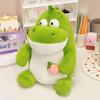 Super Soft Cartoon Stupid Dinosaur with Strawberry Plush Toys Kawaii Stuffed Animal Dragon Doll Baby Sleeping Pillow Girls Gifts