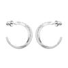 Swarovski Twist Rhodinierte Ohrstecker Ohrringe für Damen Weiß 5563908