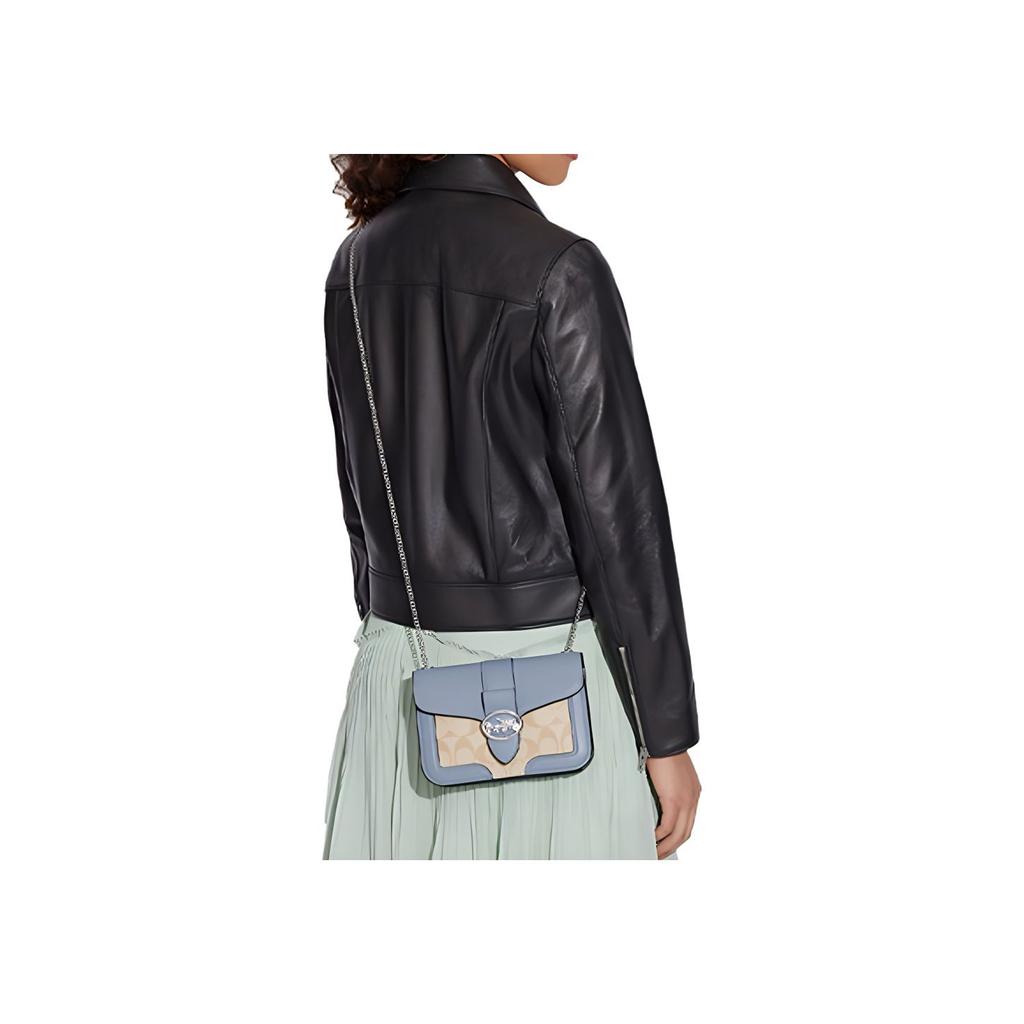 New COACH Georgie Shoulder Bags 7287-SVTVS
